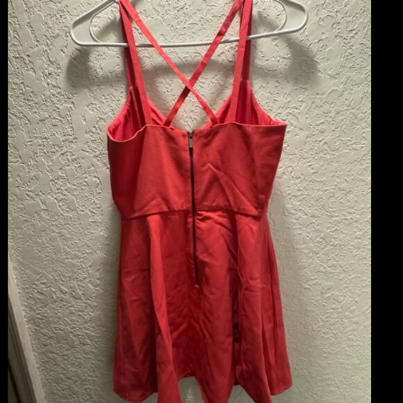 French Connection Strappy Fit & Flare Dress - Picture 3 of 5